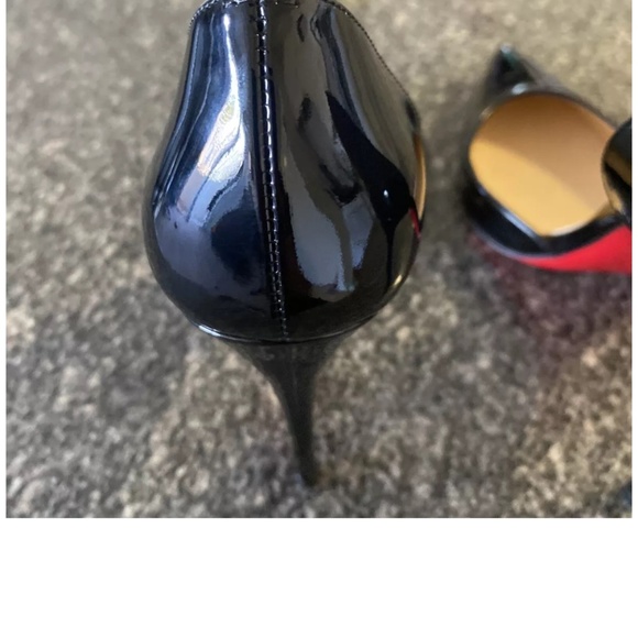 Black Christian Louboutin 36.5 Iriza 85mm barely used! - Picture 10 of 15